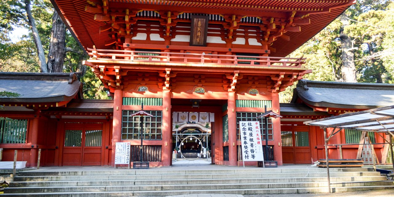 Shrine Enshrines a Deity from the Kuni Yuzuri Mythology