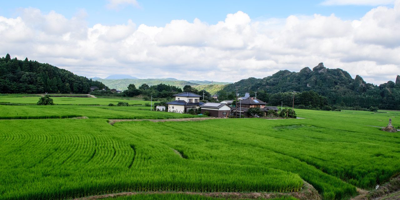 Idyllic landscape and a village that have not changed much since ancient times
