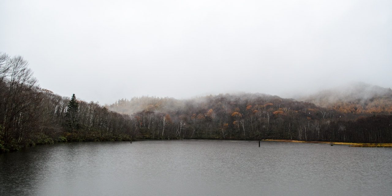 Lake in the highlands that changes its view each day
