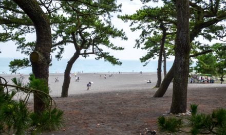 Beach where Tennyo (heavenly maiden) is believe to have come down