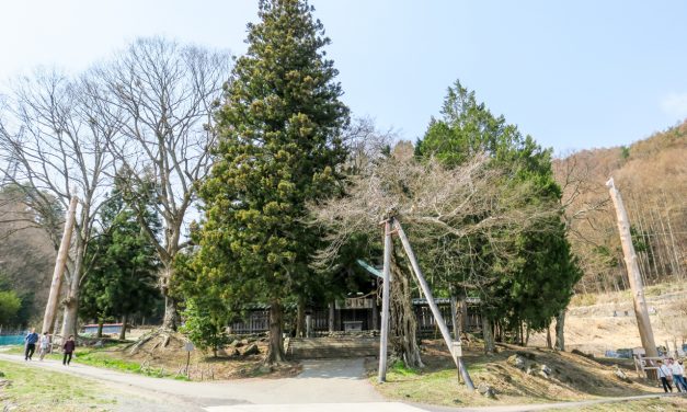 The Palace Site of the Brawny Deity, Takeminakata, from the Kuni Yuzuri Myth
