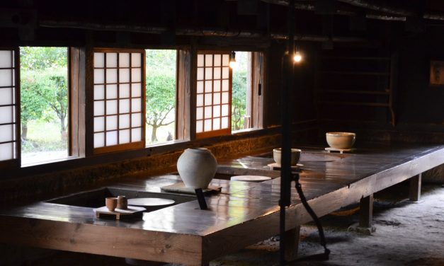 Workshop of a potter who designated as the first  living national treasure in pottery